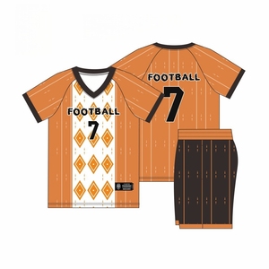 Jersey Sepak Bola Grosir OEM Ringan, Bernapas, Menyerap Keringat, Cetak Transfer Panas, Logo dan Nomor Kustom, Lengan Pendek - Product Image 3