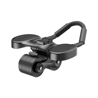 Rouleau abdominal FRS à quatre roues avec support pour les coudes, équipement de fitness pour la maison, pour hommes et femmes