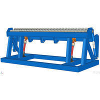 Cintreuse de barres d'armature en acier contrôlée par PLC avec capacité de pliage 6 coups/min, puissance 7,5 kW