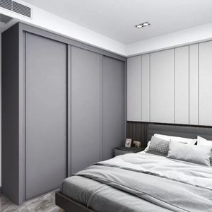 Armario Modular de Diseño Moderno Americano, Armario Personalizado en Gris Mate - Product Image 3