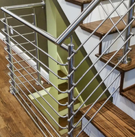 PRIMA Rod Bar Railing Design moderne Acier inoxydable Balcon Railing Rod Deck Railing System