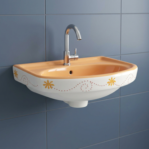 Sanitary Ware Fregaderos Full Ceramic Sink Washroom Basin Antique Lavatory Floor Standing Bathroom Sinks Hand Wash Basin Sink - Product Image 2