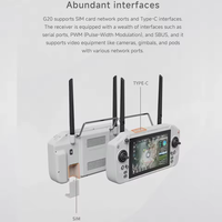 Télécommande Skydroid G20 en fibre de carbone avec processeur 6 nm, double bande 2,4 GHz/5,8 GHz, écran HD 7 pouces et transmission d'image 30 km