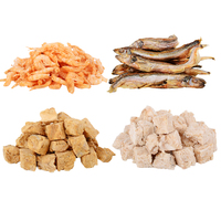 Friandises pour animaux de compagnie en gros OEM/ODM, 37g, capelin naturel lyophilisé, riches en oméga-3, sans céréales, saines, durée de conservation de 18 mois