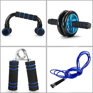 Ensemble d'exercices abdominaux et de yoga Coexistence avec roue de yoga, rouleau de massage et tapis - Product Image 4