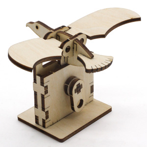 Kit de modelo de águila de madera, juguete educativo de montaje manual para niños, aprendizaje de ciencia STEAM, 7-9 años, forma de animal - Product Image 4