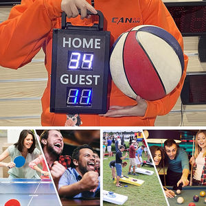 2026 Nuevo CHEETIE CP156 al por mayor, marcador digital LED RGB vertical con batería o enchufable, tarjeta <span class=keywords><strong>de</strong></span> puntuación y marcador <span class=keywords><strong>de</strong></span> portero - Product Image 4