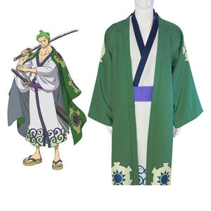 Disfraz de Anime de Zoro, 1 Pieza, para Cosplay, Fiestas, Anime Show, Comic <span class=keywords><strong>Con</strong></span>, <span class=keywords><strong>Kimono</strong></span> - Product Image 2