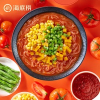 Restauration rapide chinoise Nouilles de riz chaudes et aigres Nourriture instantanée Haidilao Nouilles de riz instantanées aromatisées à la tomate 122 g/tasse