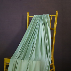 Tela de velo para fondo de boda al aire libre, arreglo floral para boda, decoración de techo de seda verde leche - Product Image 4