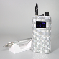 Nouveau diamant professionnel Portable polisseuse à ongles 40000 tr/min Rechargeable électrique manucure forte perceuse à ongles sans noyau