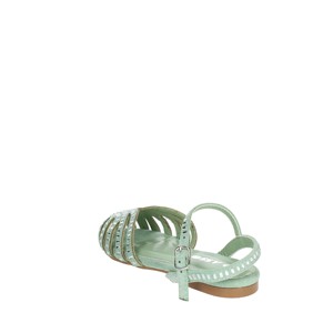 Sandali bassi color verde acqua 14570 da donna leggeri Flat High Top scivoli Anti-scivolosi di tendenza della moda - Product Image 2