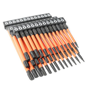 Juego de Herramientas de Reparación de Automóviles de 13 Piezas, Brocas Torx de Seis Puntas de Acero Aleado S2 (75/100/150 mm), Brocas T5-T40 Fosfatadas con Recubrimiento Amarillo - Product Image 2