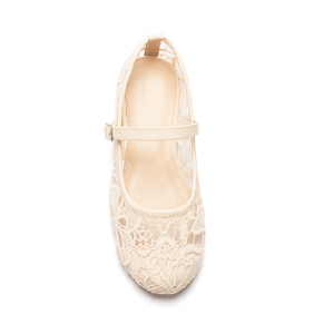 <span class=keywords><strong>Scarpe</strong></span> Mary Jane in Pizzo per Bambine con Cinturino - <span class=keywords><strong>Eleganti</strong></span> <span class=keywords><strong>Scarpe</strong></span> Casual da Cerimonia Primavera/Estate - Product Image 2