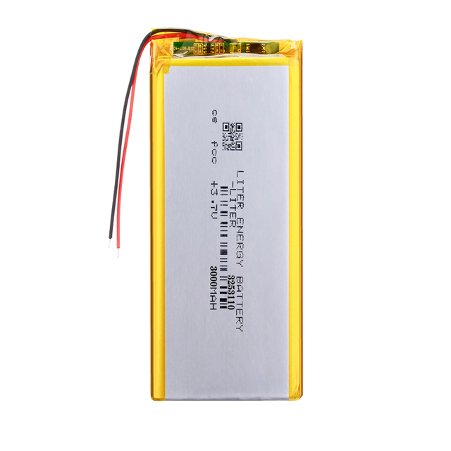 3.7V 3000mAh 3253110 Polymer Lithium Ion Battery Replacement Tablet Battery for Tablet Pc 7 Inch