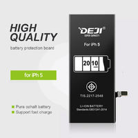 Baterai Isi Ulang Internal Kapasitas Tinggi DEJI 2010mah untuk Ponsel iPhone, Baterai untuk iPhone 5 5S 5C