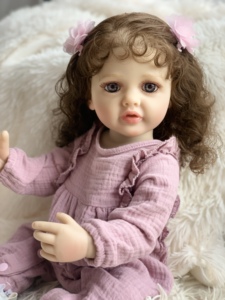 Trucco tavolo di vanità Dool occhi di sicurezza giochi di scimmia Dis Ney principessa americana Juguetes Para Ninas Reborn Doll - Product Image 5