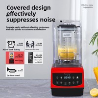 Machine à slush commerciale entièrement automatique, machine à glace pilée pour bubble tea, mixeur-blender domestique haute vitesse 2L