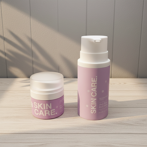 Emballage cosmétique sans air, flacons à pompe à vide en PP écologiques pour crème pour le visage, lotion, sérum avec impression personnalisée - Product Image 2