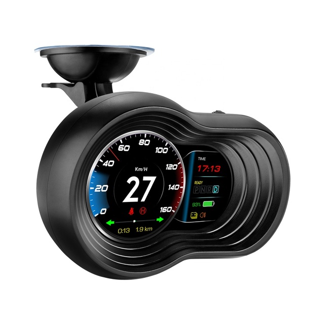 Car Alarms Head up Display Model 3 Model Y HUD T9 LCD Smart ECU Data Code Reader Speedometer for Tesla Cars