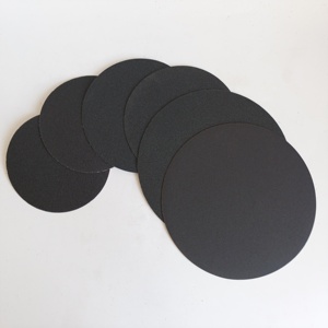 Metal cam ve boya üzerinde ıslak veya kuru taşlama için 5 inç silisyum karbür cırt cırt zımpara diski - Product Image 1