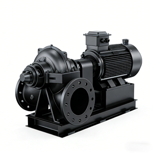 Pompe centrifuge horizontale à aspiration axiale MS, à double aspiration, à corps fendu, à grand <span class=keywords><strong>débit</strong></span>, pour circulation d'eau - Product Image 2