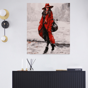 Pintura pintura al óleo por números mujeres DIY pintura al óleo por número Kits lienzo pared artesanías regalos conjunto sin marco adultos principiantes - Product Image 6