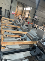 Reformer de Pilates professionnel en bois de chêne - Équipement d'entraînement portable et réglable pour la maison, idéal pour le yoga et le fitness