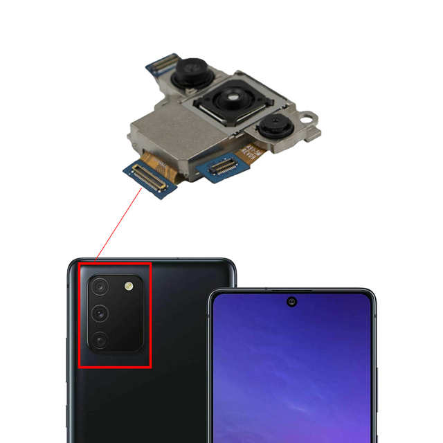 Wholesale Main Rear Camera for Samsung Galaxy S10e S10 Lite Parts,Mobile Phone Flex Cables for Samsung S10 Lite Back Camera