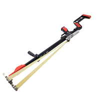 Lance-pierre de Chasse d'Extérieur en Métal avec Puissant Élastique Télescopique pour le Tir, Accessoires de Chasse