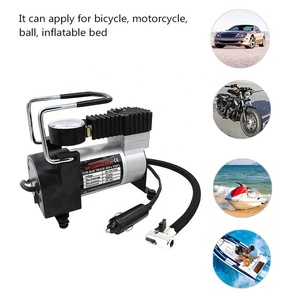 Compresor de aire eléctrico de Metal para coche, bomba de aire portátil de doble cilindro, superflujo, <span class=keywords><strong>DC</strong></span> 12V, 150PSI, inflador de neumáticos - Product Image 5