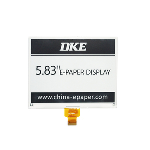 โมดูลจอแสดงผลกระดาษอิเล็กทรอนิกส์ขนาด 5.83 นิ้ว DKE SPI แผงกระดาษอิเล็กทรอนิกส์ 648×480 สำหรับป้ายอุตสาหกรรมและป้ายราคา ESL กลางแจ้ง - Product Image 1