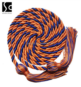 Cordons de graduation bicolores violet/blanc avec glands de graduation Cordons d'honneur de graduation - Product Image 4