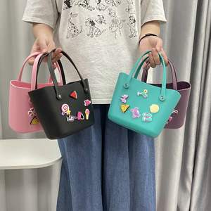 <span class=keywords><strong>Sac</strong></span> à <span class=keywords><strong>main</strong></span> de plage en PVC imperméable de couleur bonbon tendance - Product Image 3