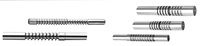 Couteau à pousser modèle Coupe-ligne en acier inoxydable à motif spiralé Couteau à pousser pratique à main