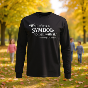 Camiseta familiar de manga larga con estampado de Christian If It's A Symbol To Hell With It - Product Image 3