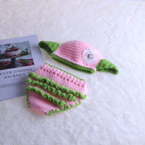 <span class=keywords><strong>Disfraz</strong></span> de <span class=keywords><strong>Yoda</strong></span> Tejido a Mano Personalizado para Sesiones de Fotos de Bebés de 100 Días - Product Image 4