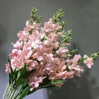Rangkaian Bunga Delphinium untuk Upacara Pernikahan, Bunga Artifisial yang Realistis untuk Dekorasi Rumah dan Pernikahan