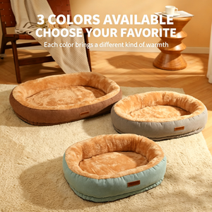 Fall Winter Warm Pet <b>Nest</b> Oval Cat <b>Nest</b> Dog <b>Nest</b> Cat <b>Bed</b> Plush <b>Nest</b> Bite Resistant Non Sticky Pet Supplies Dog Mat - Product Image 6