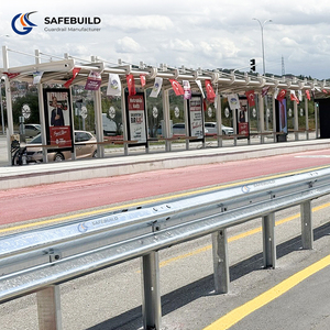 Sistema de Barreras de Seguridad Vial de Alta Resistencia Tipo W para Autopistas, Barrera de Choque de Acero Corrugado Galvanizado, Cerca de Seguridad Vial, Estándar AASHTO - Product Image 2
