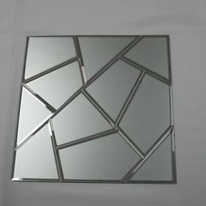 กระเบื้องโมเสคแก้วทรงสี่เหลี่ยมจัตุรัสลายอาร์ตเดโคคุณภาพสูงราคาประหยัดยี่ห้อ <span class=keywords><strong>AYSHA</strong></span> พร้อมกาวในตัวสำหรับตกแต่งภายในบ้าน - Product Image 1