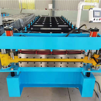 Machine à modeler entièrement automatique, pour rouler le toit à Double couche