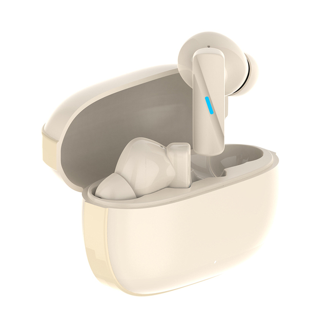 True Wireless Smart Earbuds with Crystal-Clear Blue Tooth 5.3 Gaming Headphones Microphone Blue Earbuds