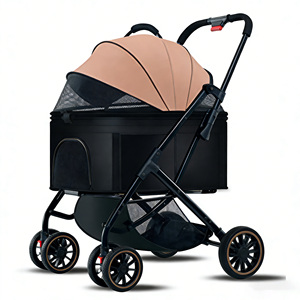 Poussette transfrontalière <span class=keywords><strong>pour</strong></span> animaux de compagnie, <span class=keywords><strong>chien</strong></span> et chat, légère, pliable, <span class=keywords><strong>pour</strong></span> extérieur, avec <span class=keywords><strong>panier</strong></span> séparable, <span class=keywords><strong>pour</strong></span> chiens de petite et moyenne taille - Product Image 1
