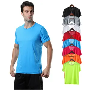men's clothing cheap running breathable quick men's sportswear t shirt for men with custom logo