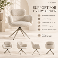 Fauteuil d'appoint moderne en polaire Teddy, rembourré et confortable, avec pieds en métal, idéal pour les salons, les chambres et les appartements