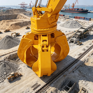 Mini <span class=keywords><strong>pelle</strong></span> hydraulique avec grappin <span class=keywords><strong>pour</strong></span> pierres et broussailles, 3 tonnes, rotative - Product Image 1
