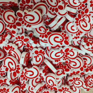 Perles focales en silicone personnalisées, neuves, directement de l'usine, pour la fabrication de stylos, accessoires de clip pour sucette pour bébé, bijoux, perles de dentition, qualité alimentaire - Product Image 2