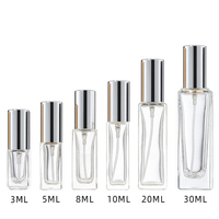 Flacons de parfum miniatures en verre de 3 ml, 5 ml, 10 ml, 120 ml, 30 ml, flacon pulvérisateur de voyage avec bouchon à vis