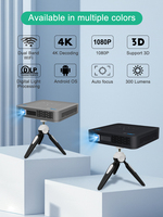 P15 Pro Dlp Smart Projecteur Portable T972(Amlogic) Android WIFI LCD 4K Vidéo 1080P Home Cinéma Proyector Mini Projecteurs